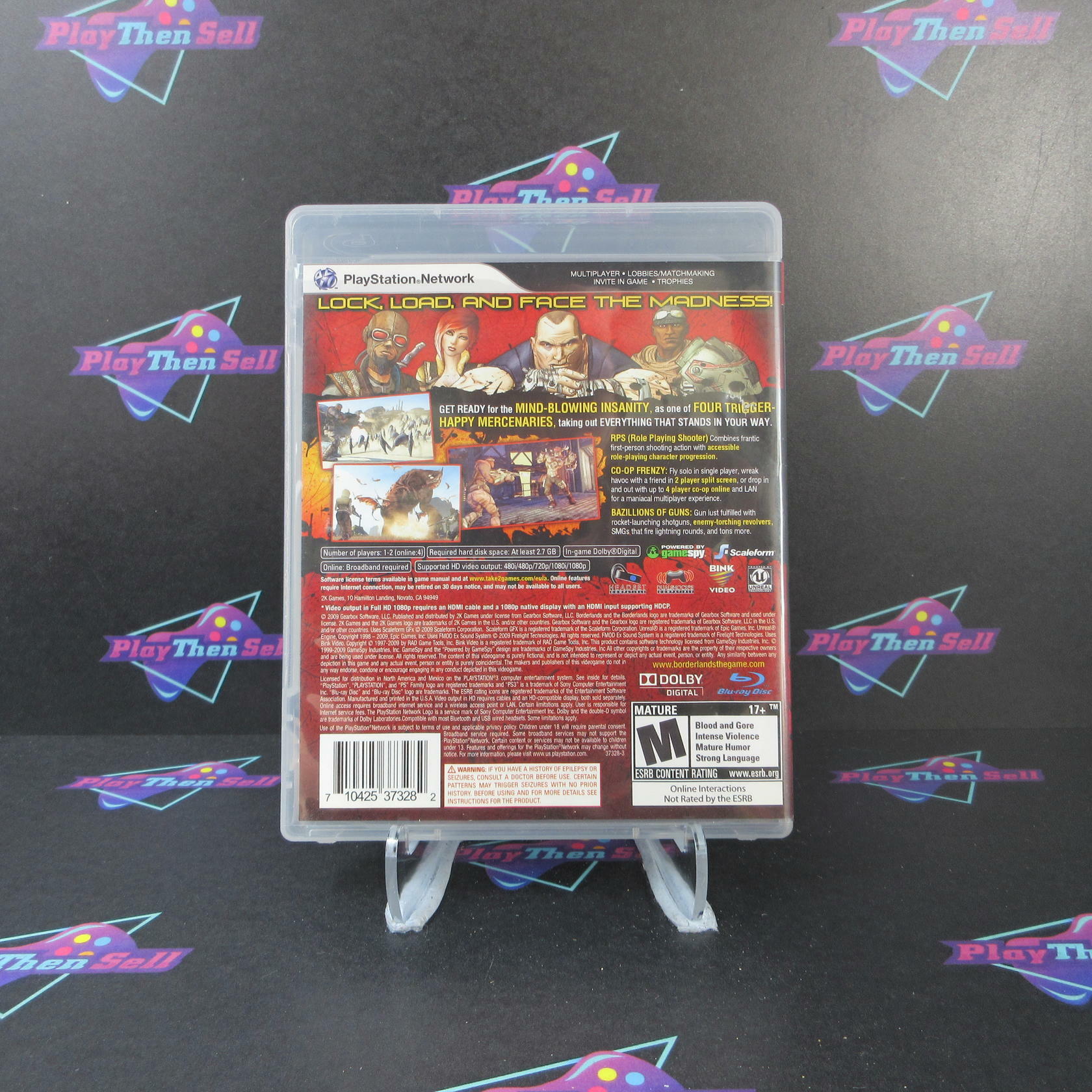 Borderlands PS3 PlayStation 3 Complete - Very Good