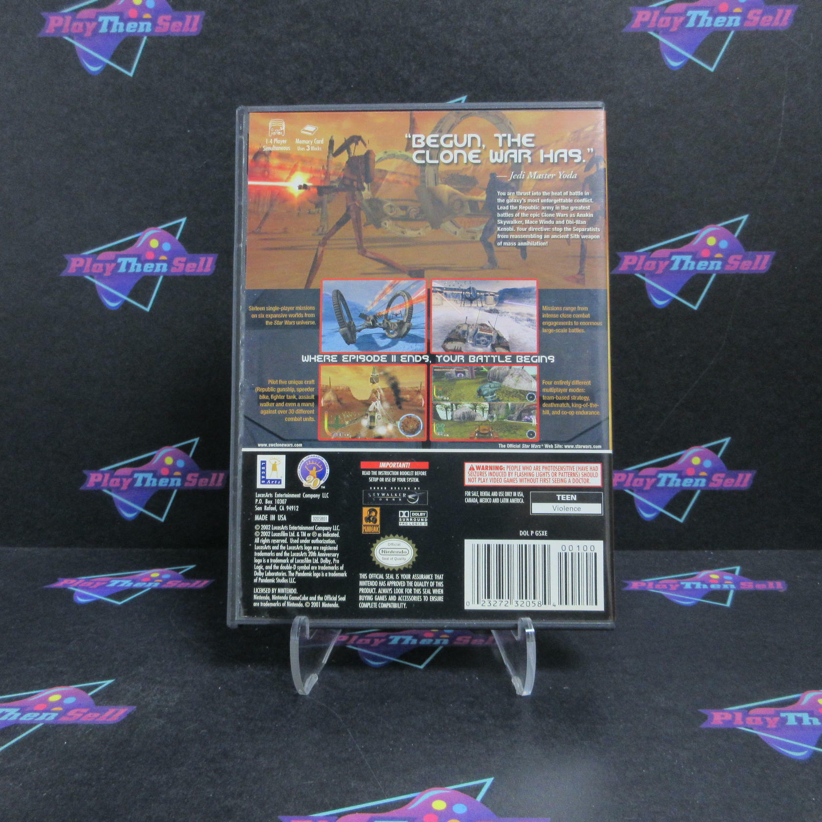 Star Wars The Clone Wars Nintendo GameCube Complete - Refurbished