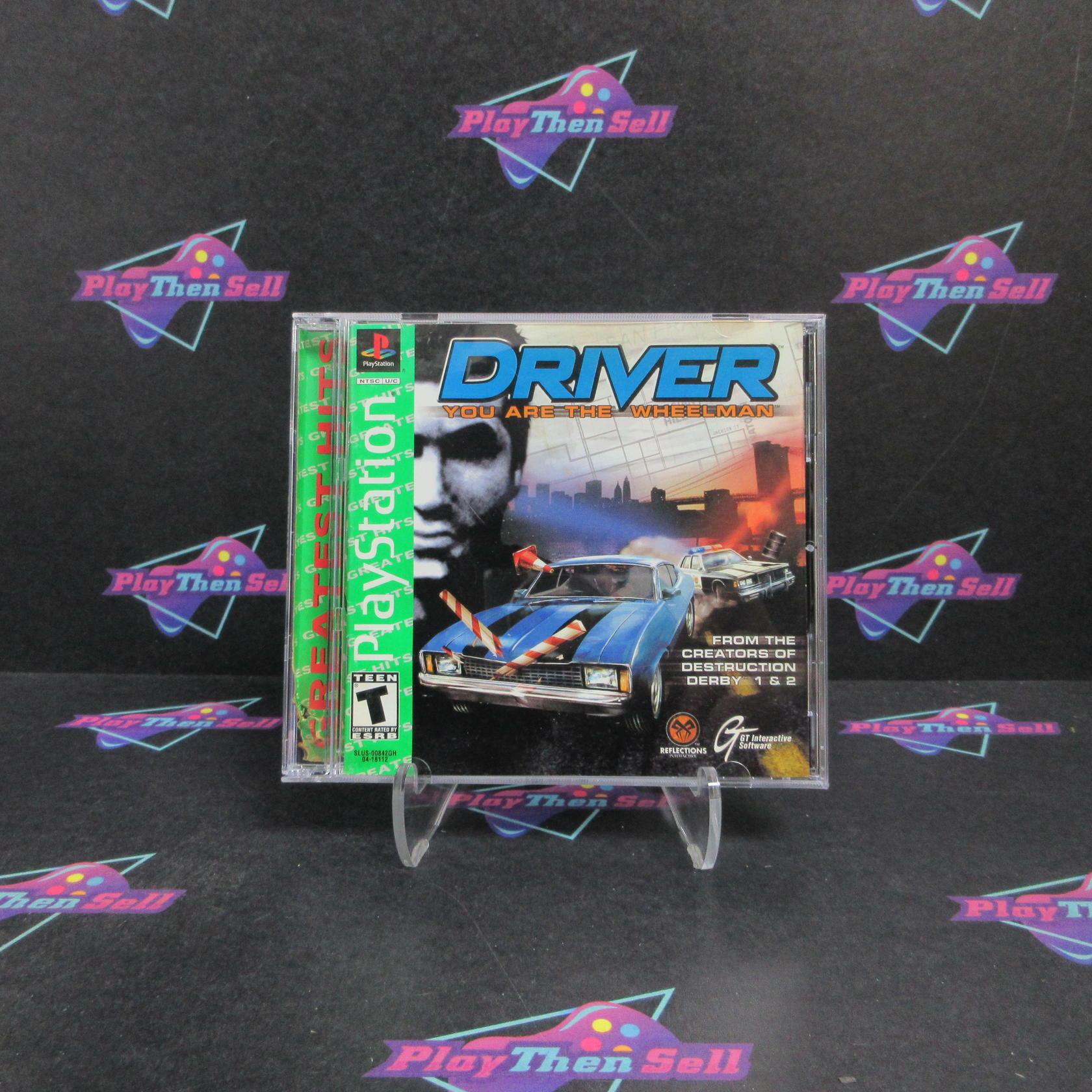 Driver PS1 PlayStation 1 GH Complete - Very Good