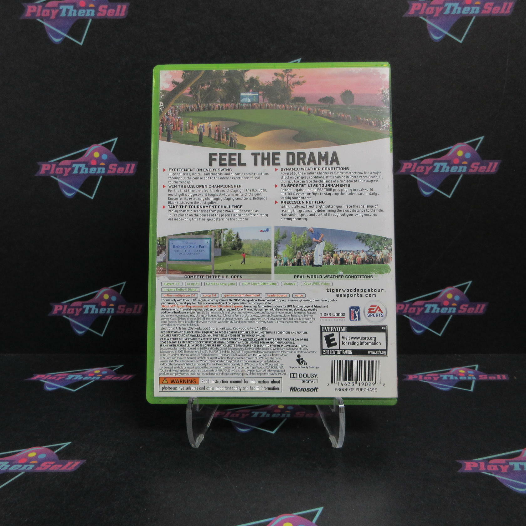 Tiger Woods PGA Tour 10 Xbox 360 Complete - Very Good