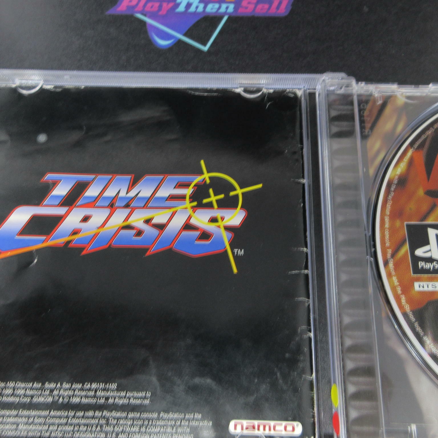Time Crisis PS1 PlayStation 1 + Reg Card Complete - Very Good