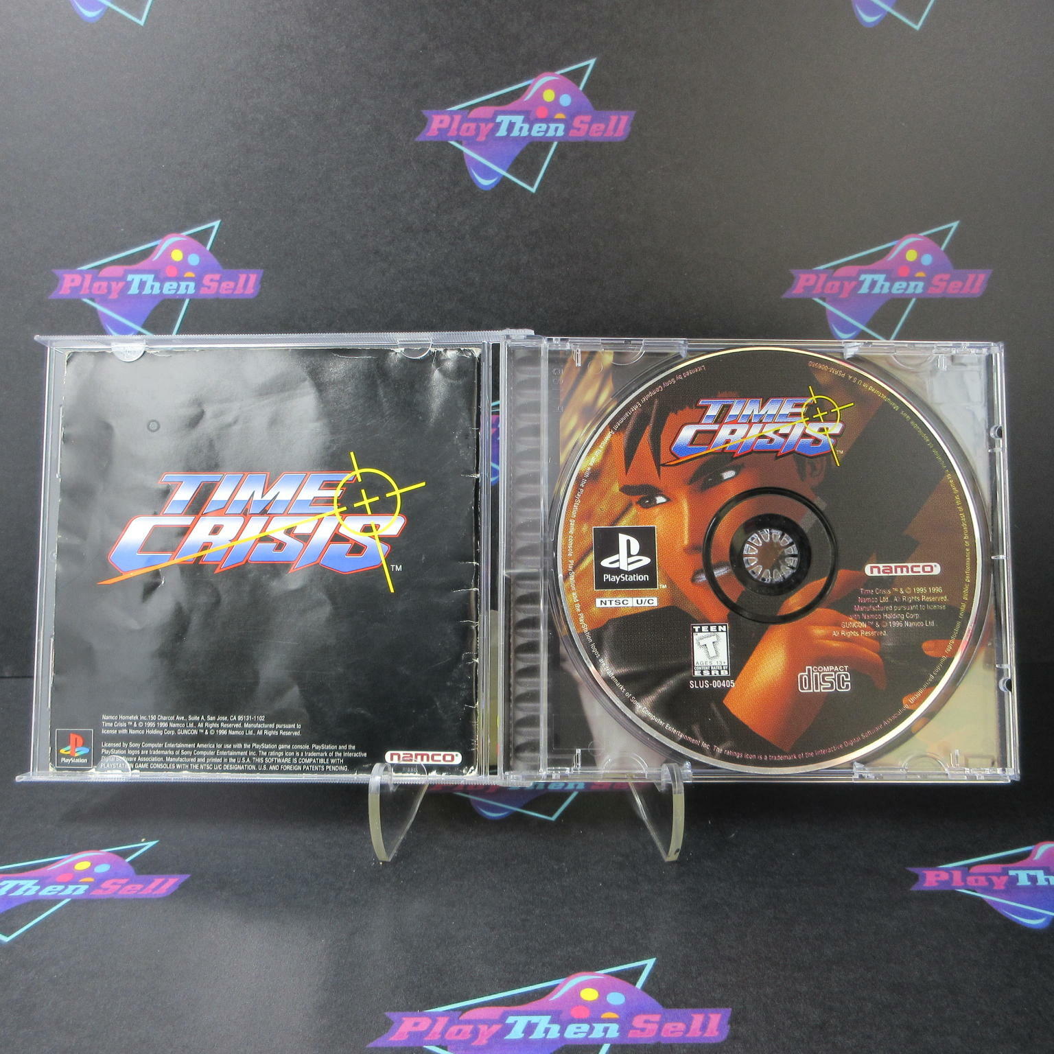 Time Crisis PS1 PlayStation 1 + Reg Card Complete - Very Good