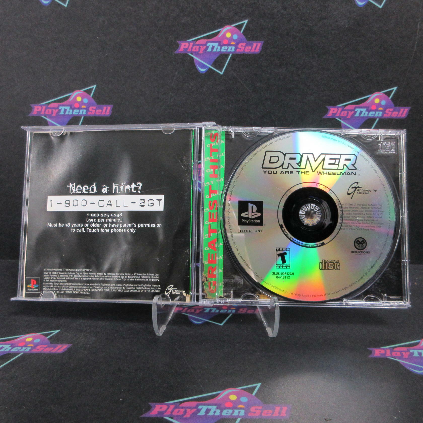 Driver PS1 PlayStation 1 GH Complete - Very Good