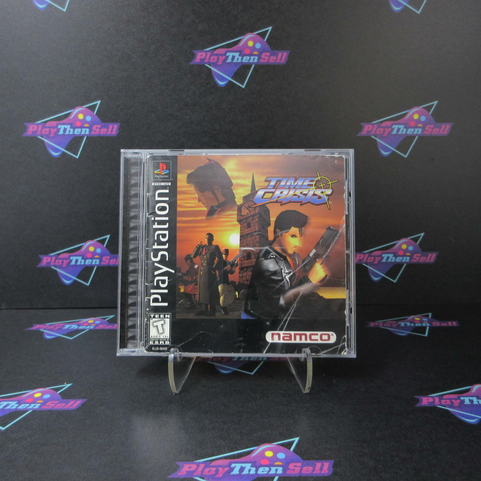 Time Crisis PS1 PlayStation 1 + Reg Card Complete - Very Good