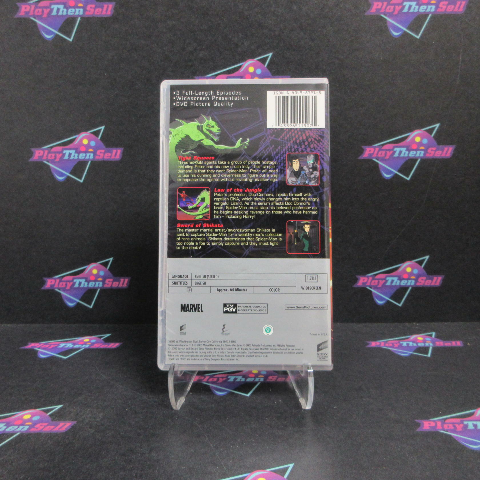 Spider-Man The New Animated Series The Mutant Menace Sony PSP UMD - Like New