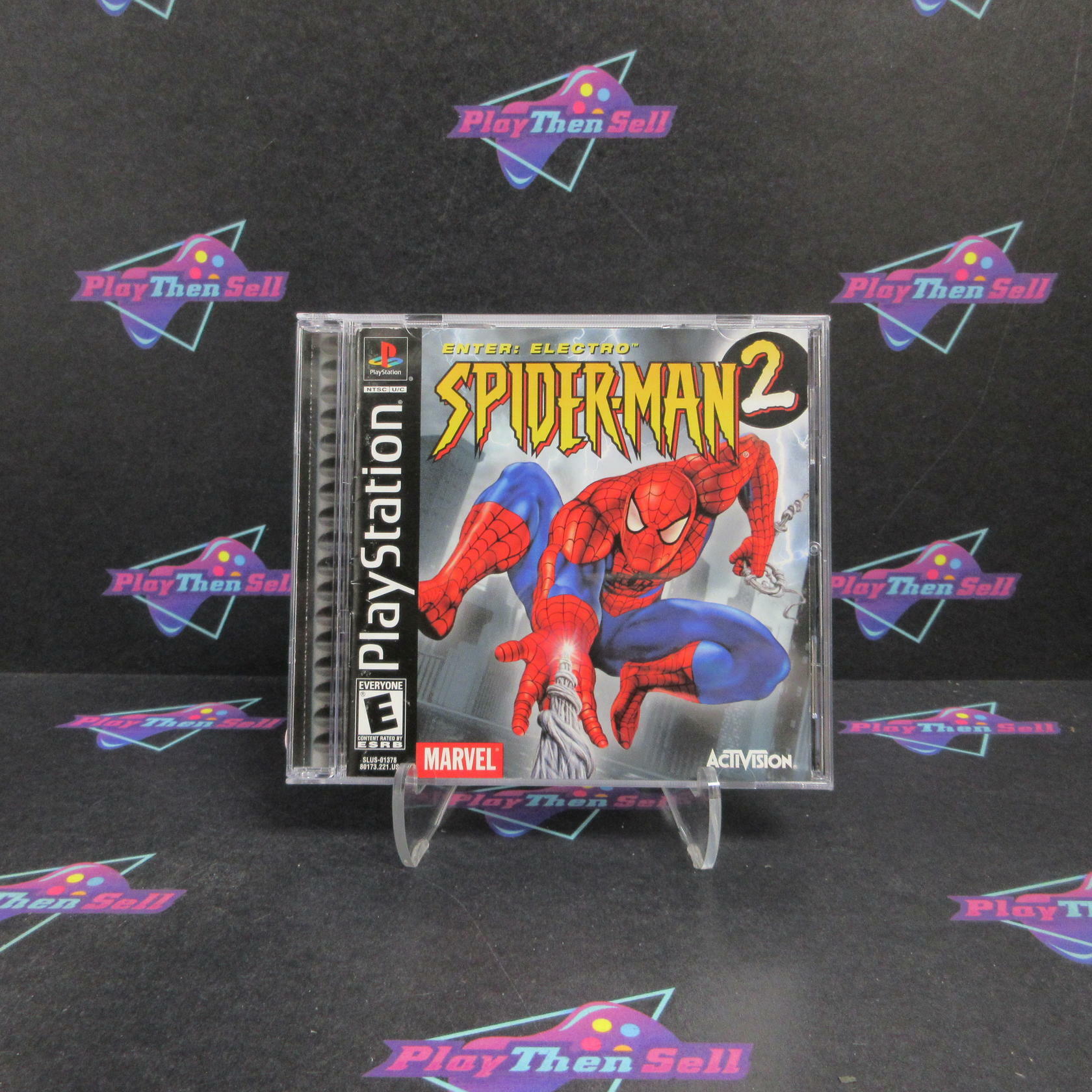 Spider-Man 2 Enter Electro PS1 PlayStation 1 Complete - Very Good