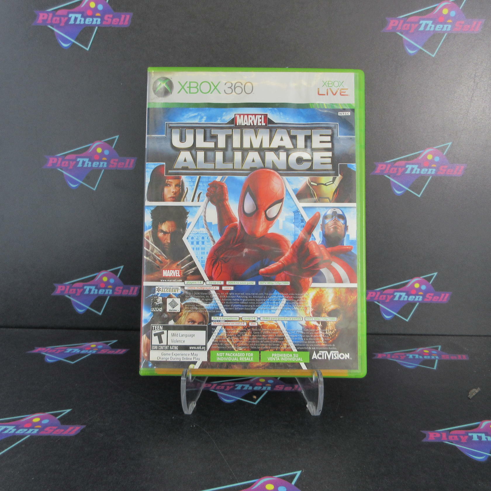 Marvel Ultimate Alliance & Forza 2 Motorsport Xbox 360 Complete - Very Good
