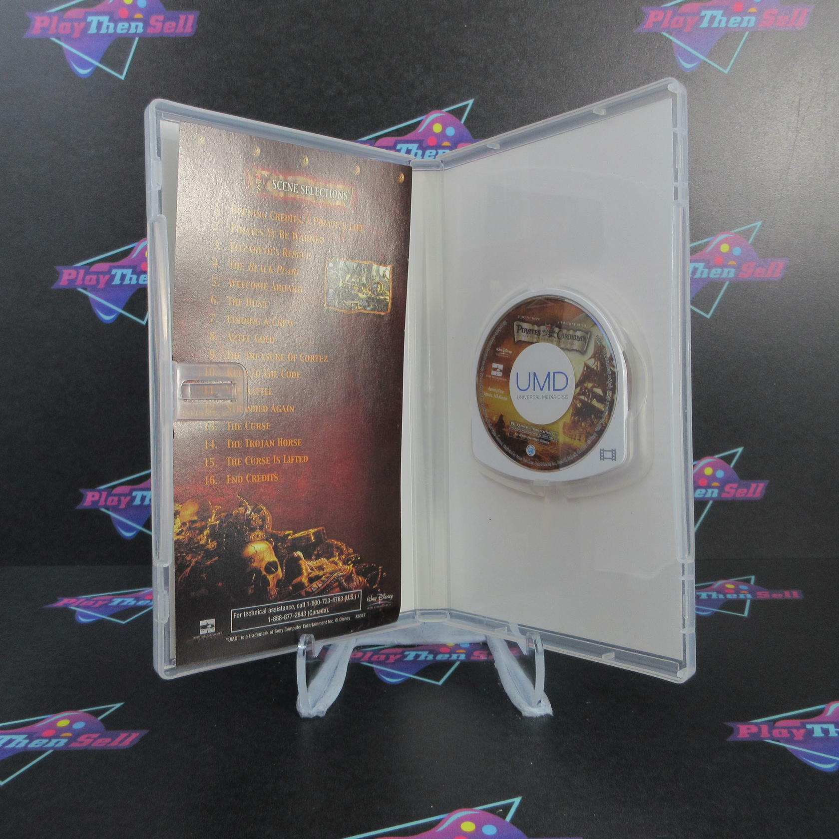 Pirates of the Caribbean The Curse of the Black Pearl Sony PSP UMD - Like New