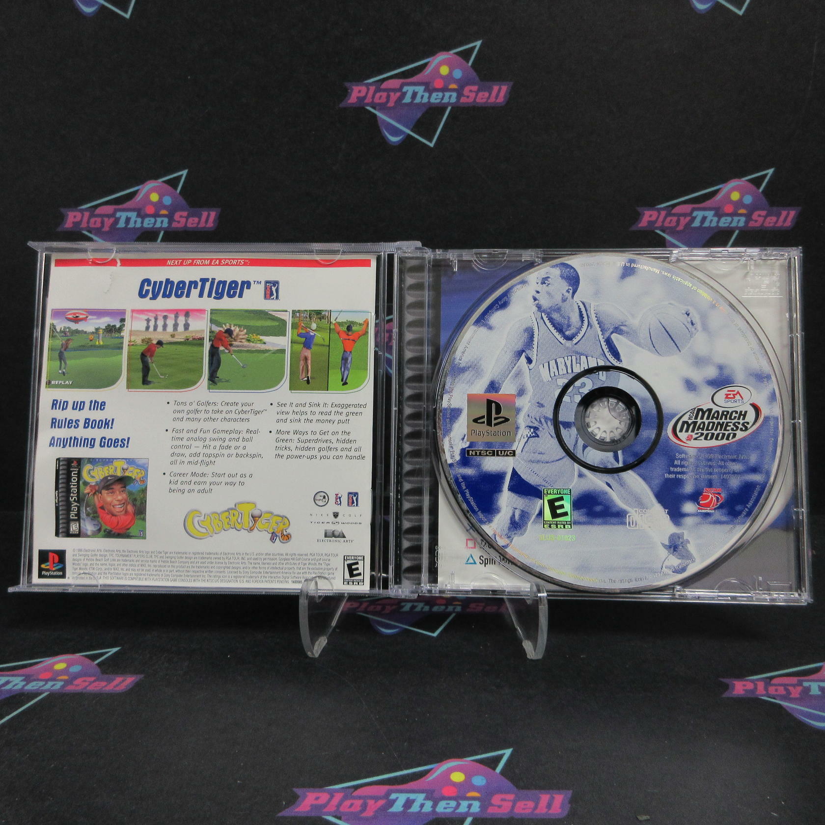 NCAA March Madness 2000 PS1 PlayStation 1 + Reg Card Complete - Very Good