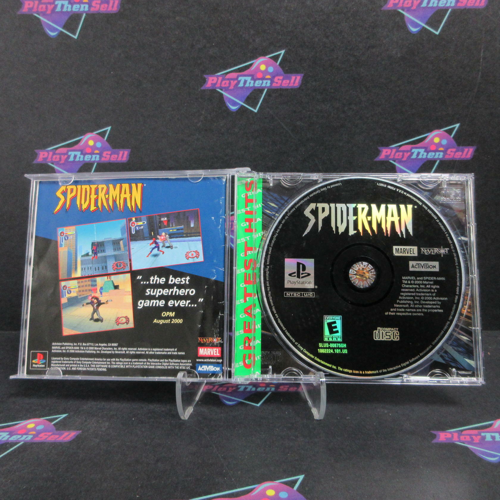 Spider-Man PS1 PlayStation 1 GH Complete - Very Good