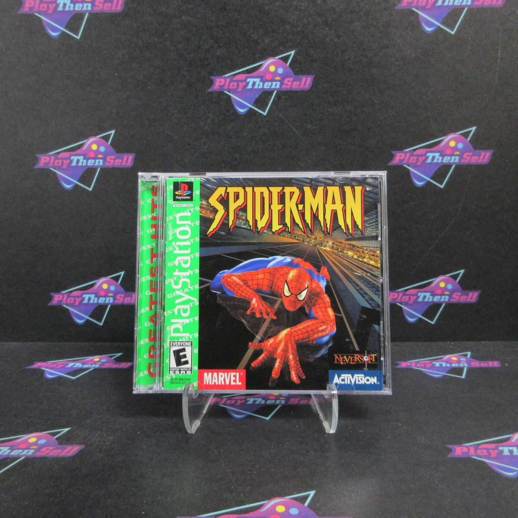Spider-Man PS1 PlayStation 1 GH Complete - Very Good