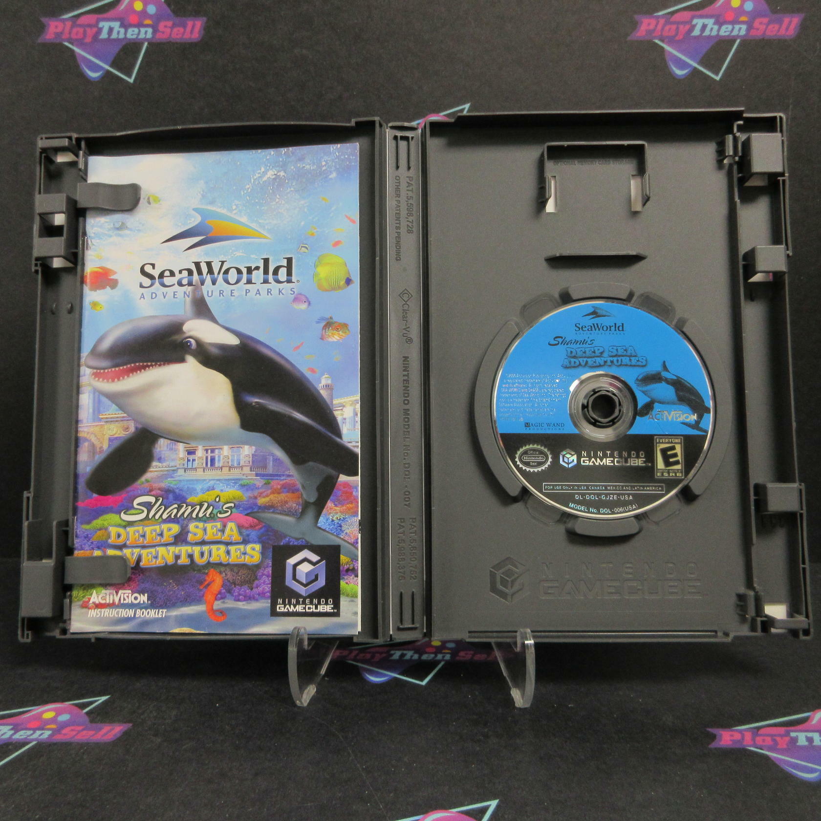 SeaWorld Shamu's Deep Sea Adventure Nintendo GameCube Complete - Very Good