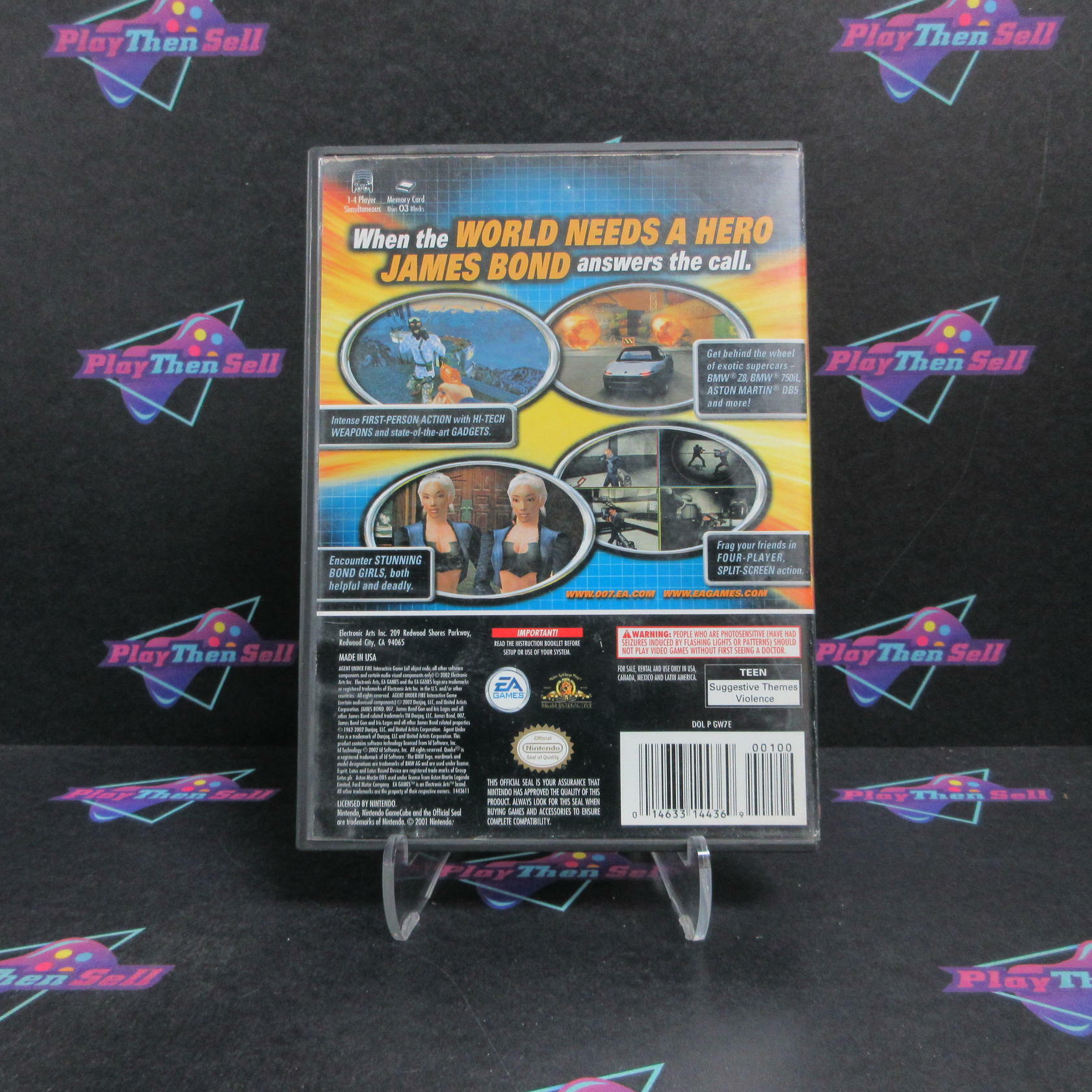 James Bond 007 Agent Under Fire Nintendo GameCube Complete - Very Good