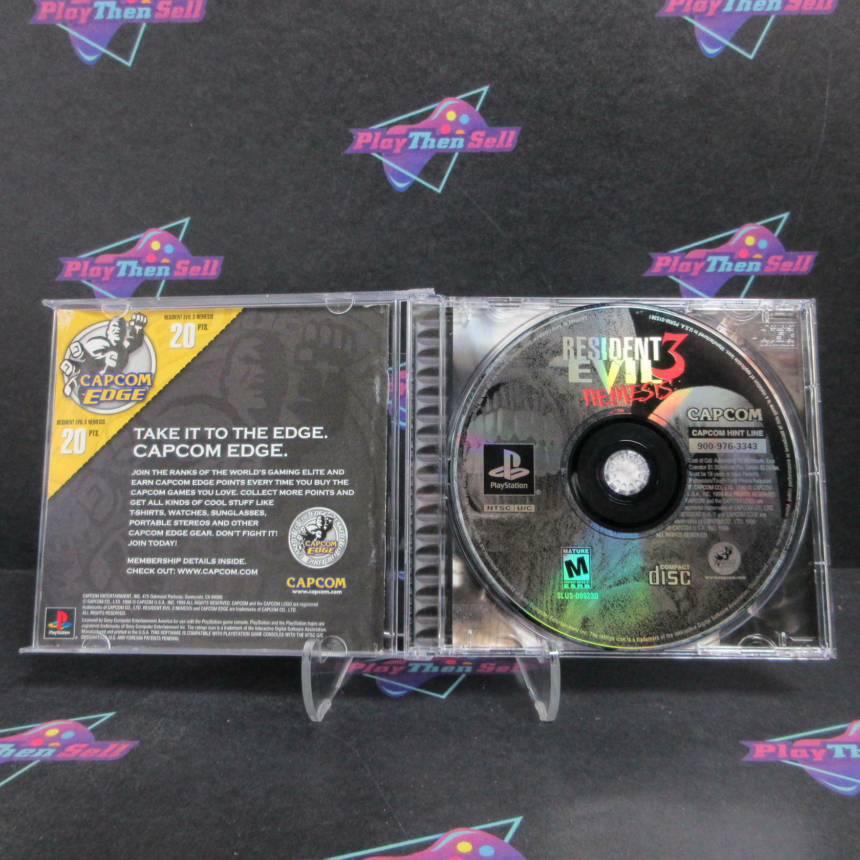 Resident Evil 3 Nemesis PS1 PlayStation 1 Complete - Very Good