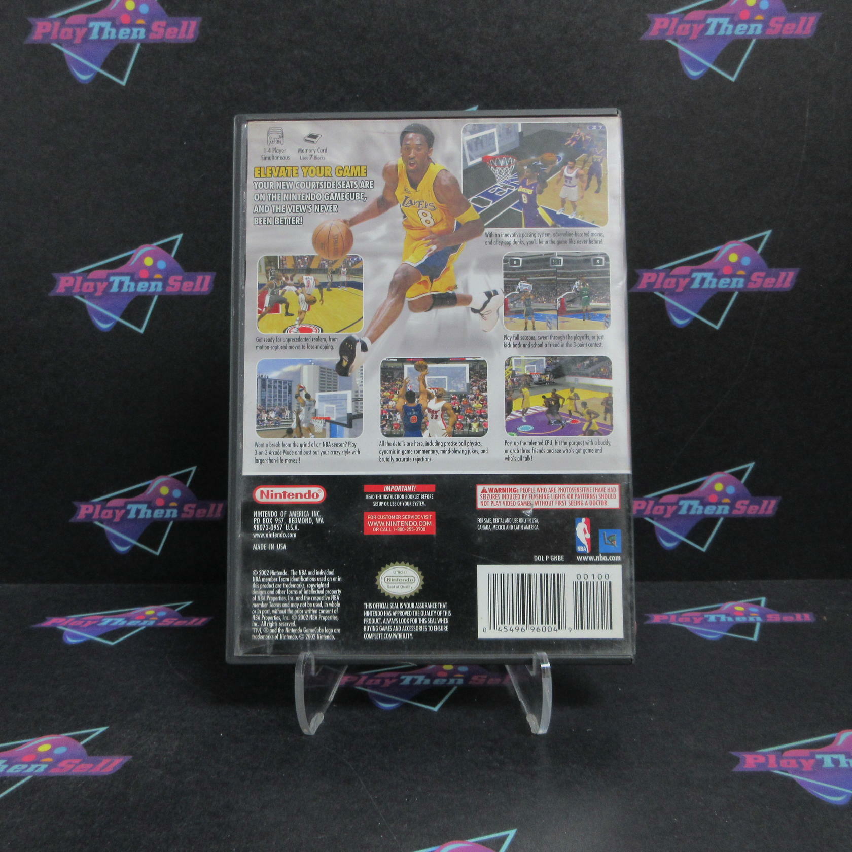 NBA Courtside 2002 Nintendo GameCube Complete - Very Good