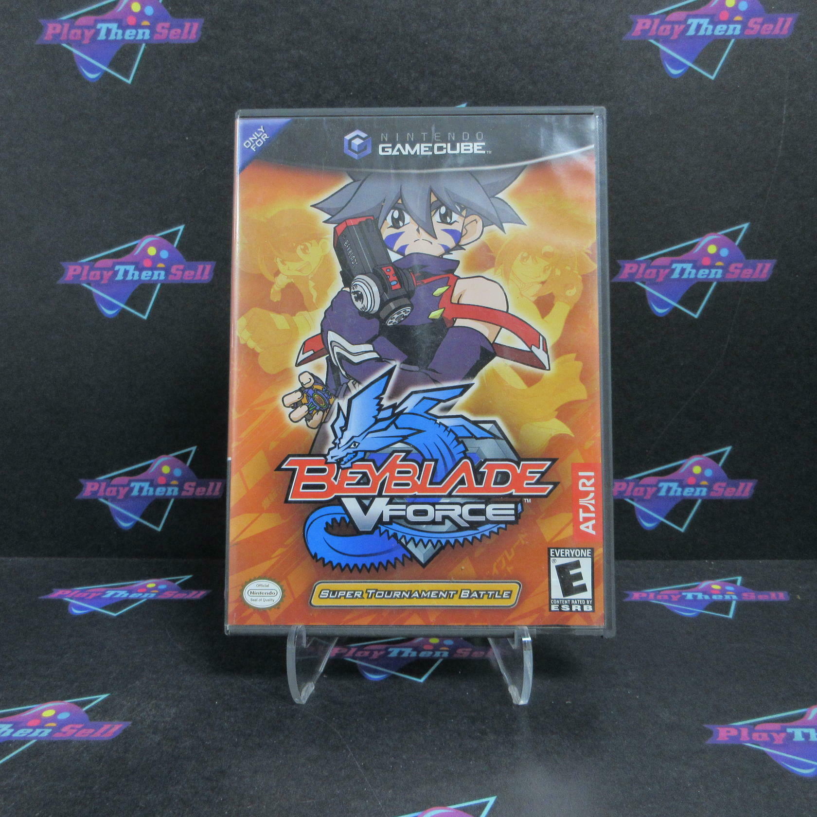 BeyBlade VForce Super Tournament Battle Nintendo GameCube Complete - Very Good