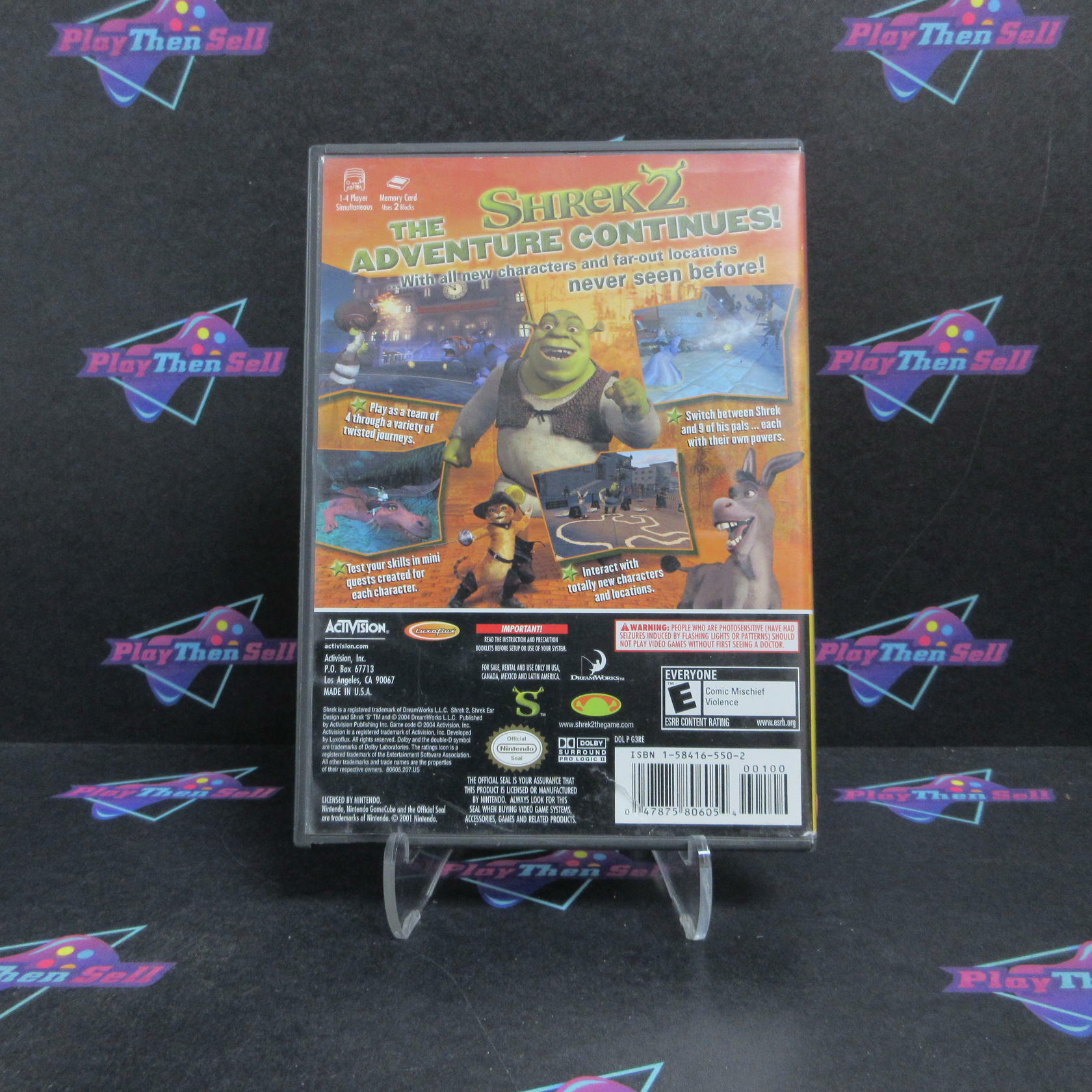 Shrek 2 Nintendo GameCube Player's Choice Complete - Very Good