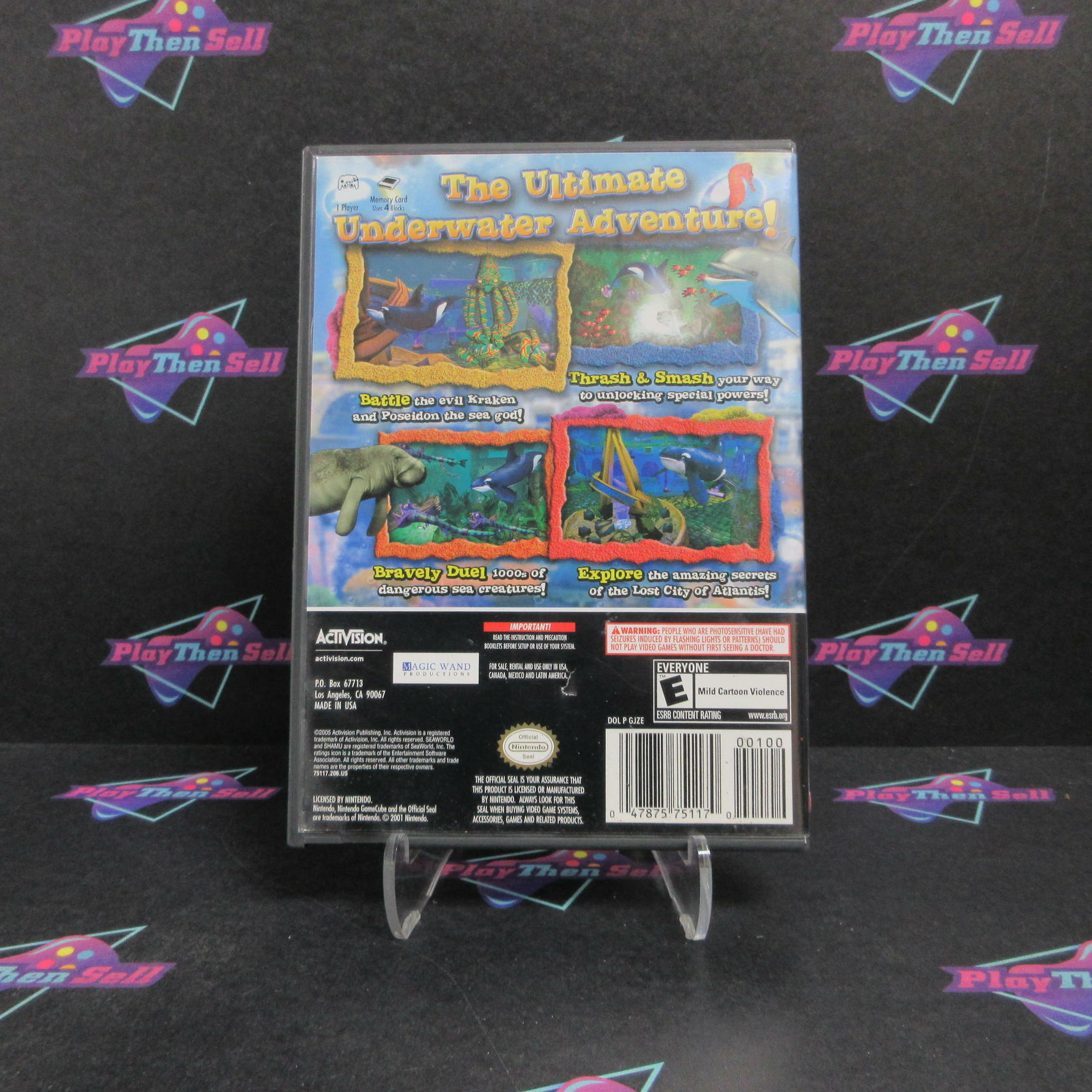 SeaWorld Shamu's Deep Sea Adventure Nintendo GameCube Complete - Very Good