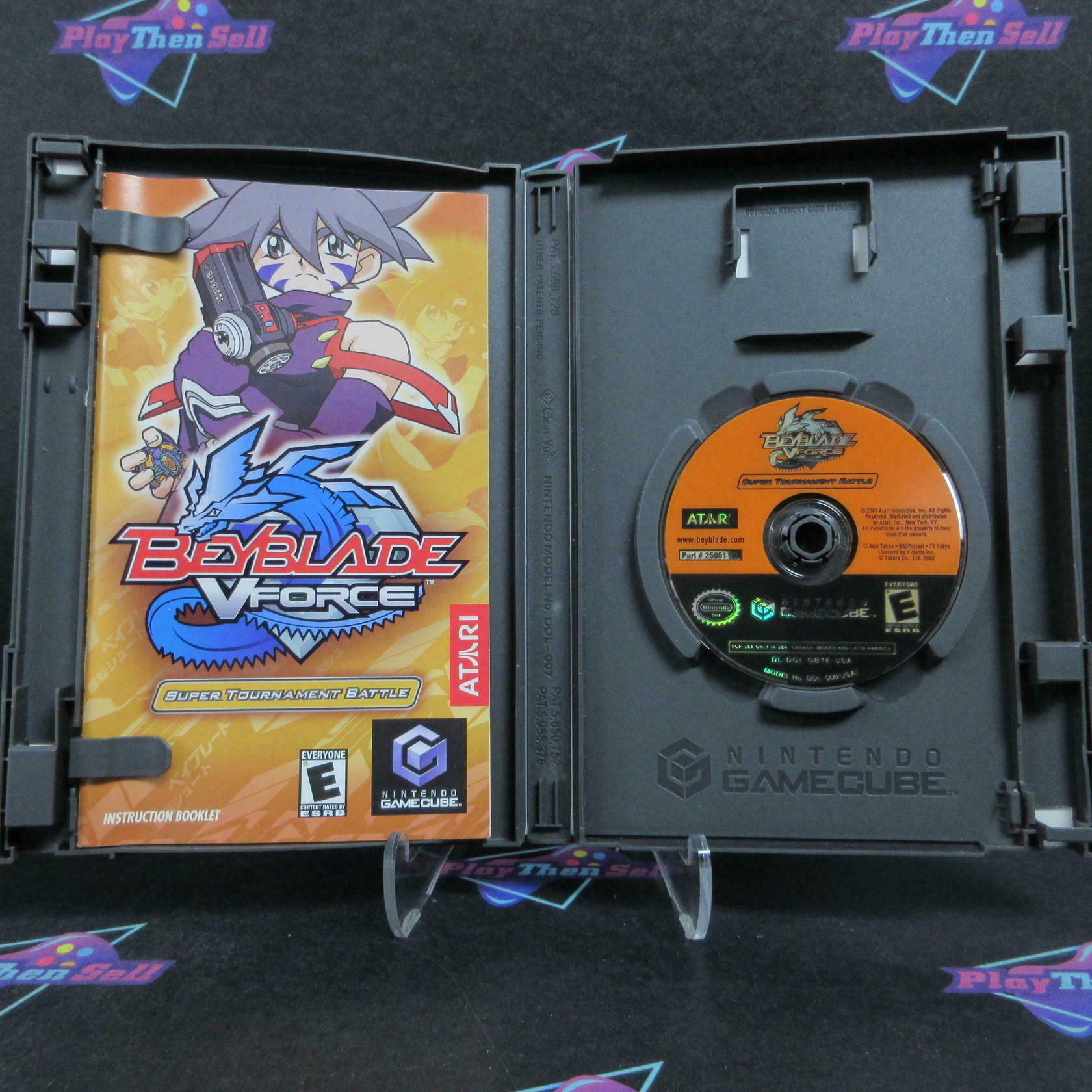 BeyBlade VForce Super Tournament Battle Nintendo GameCube Complete - Very Good